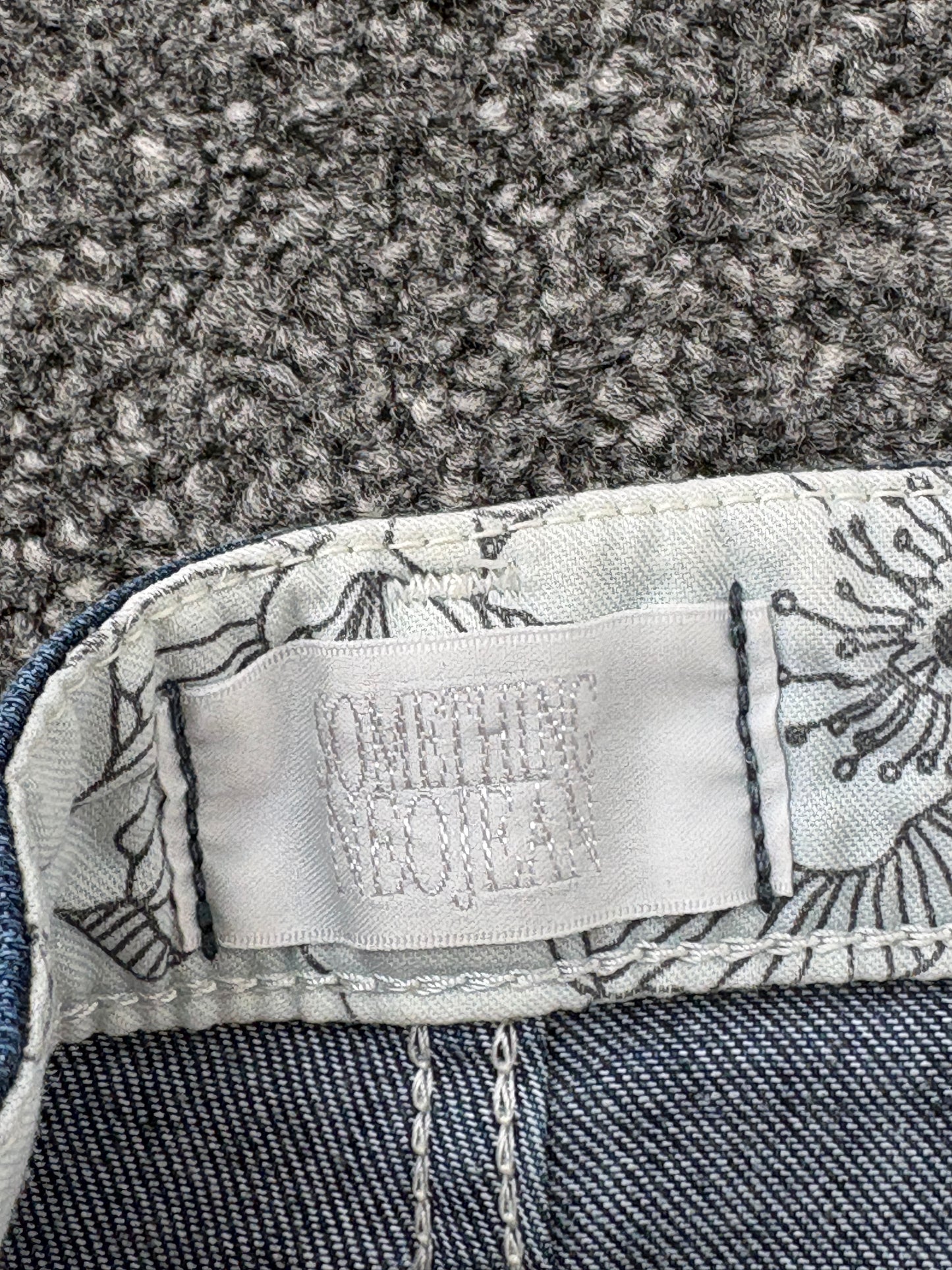 Low Waist Denim Micro Mini Skirt - W31