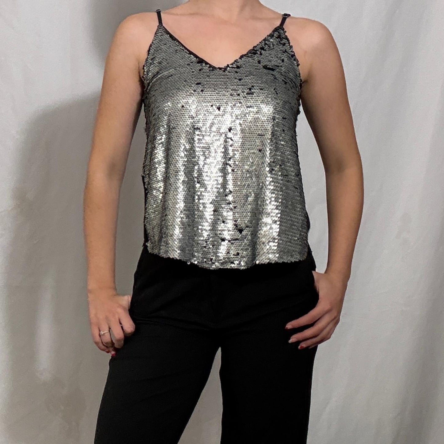 Vintage Y2K sequin cami top - Small