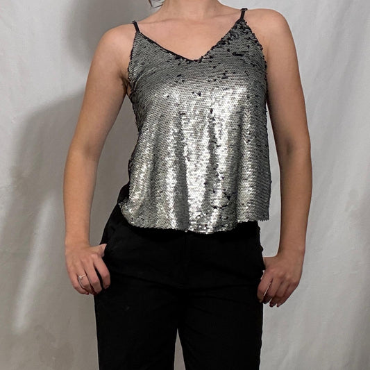 Vintage Y2K sequin cami top - Small