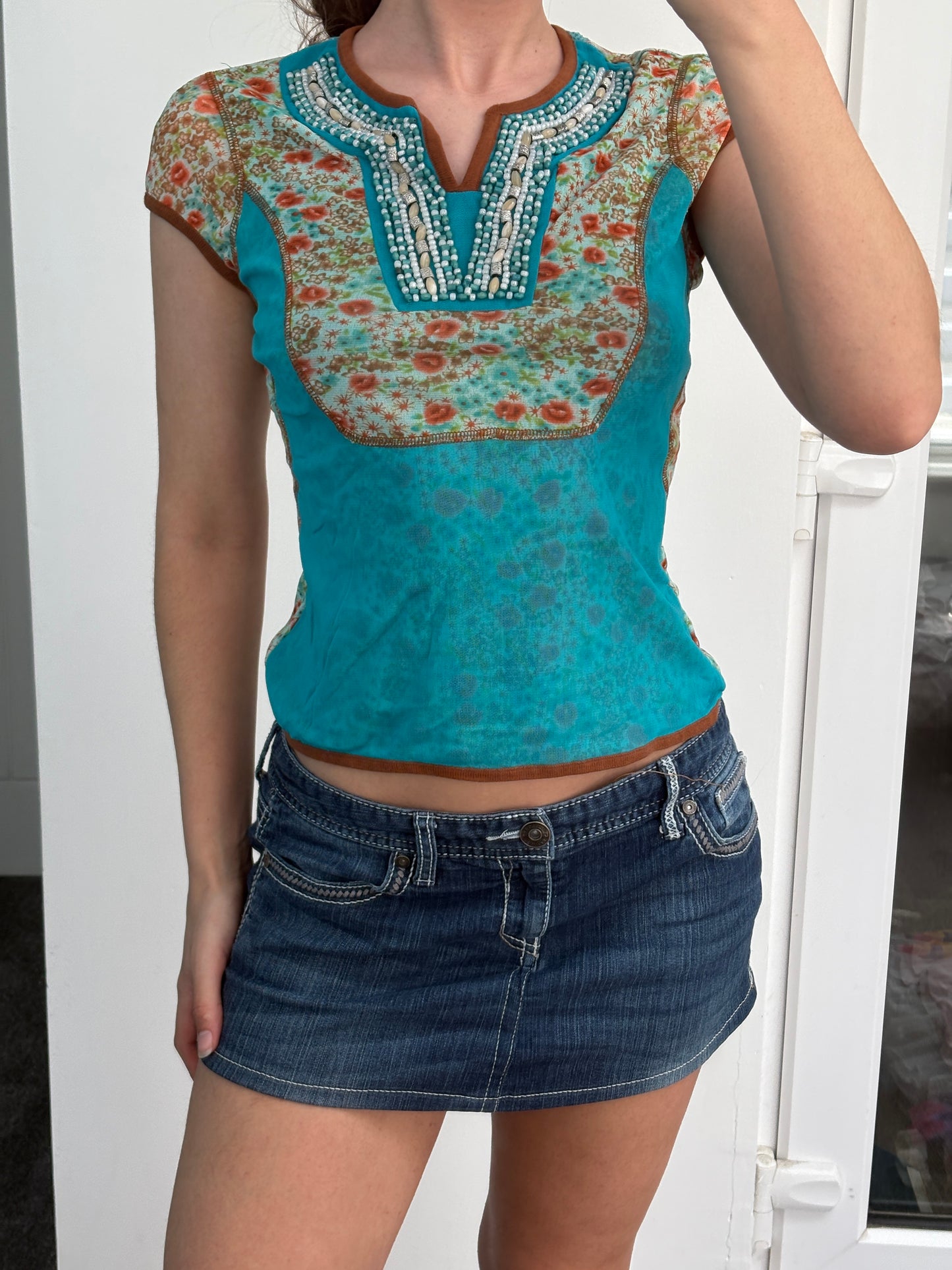 Nu Mode De Toi Beaded Top - Medium