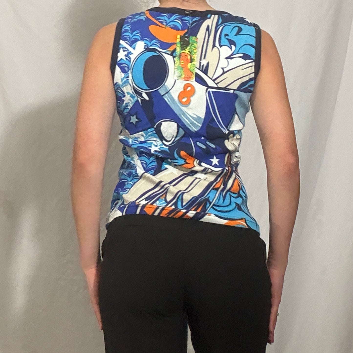 Vintage Y2K hayes deadstock graphic vest top - Large