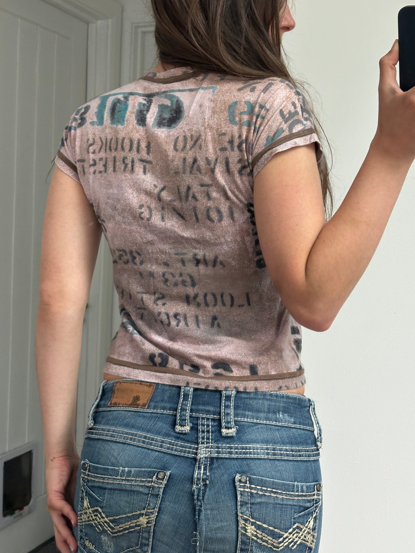 Fairy Grunge Print Top - Medium