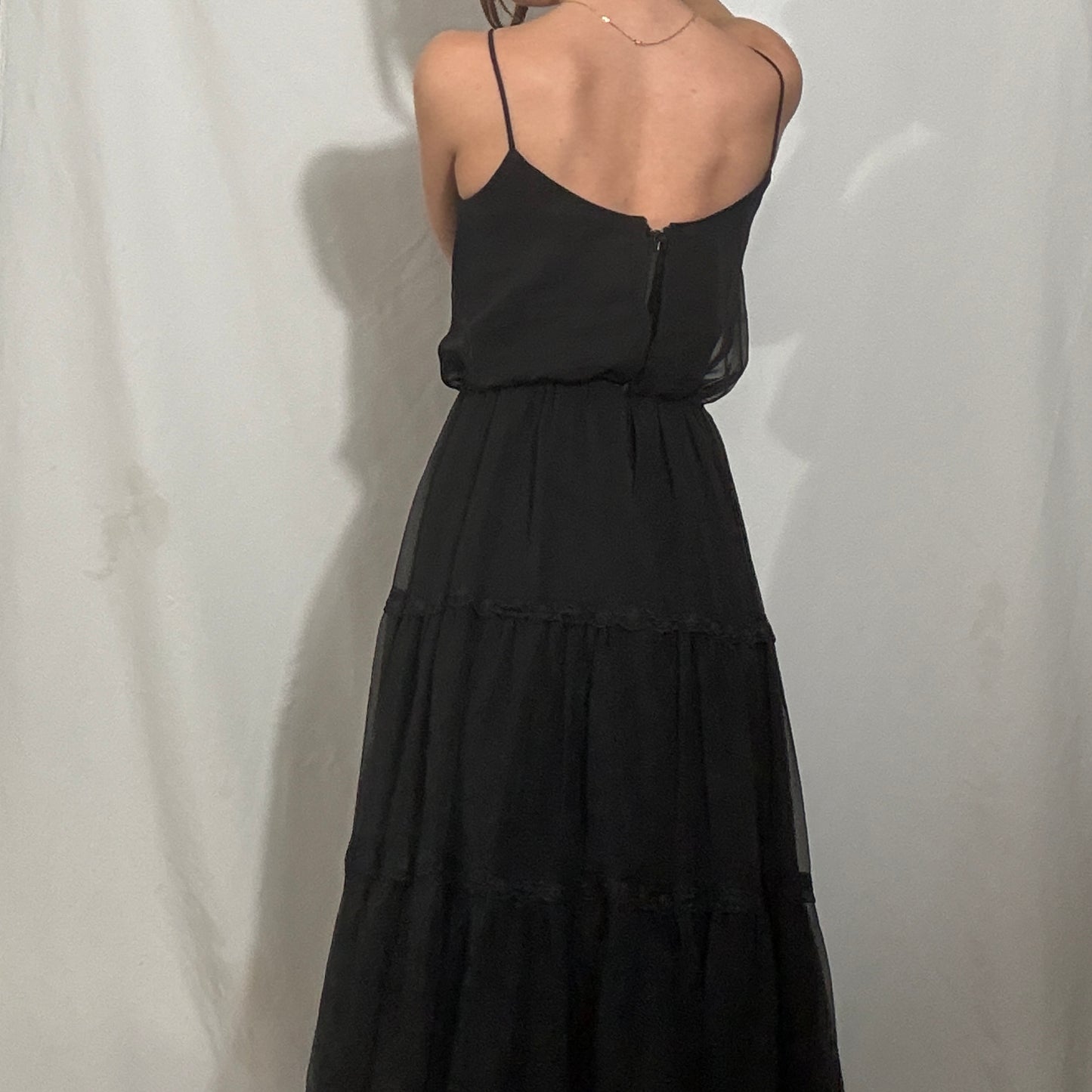 Vintage Y2K layered maxi dress - XS