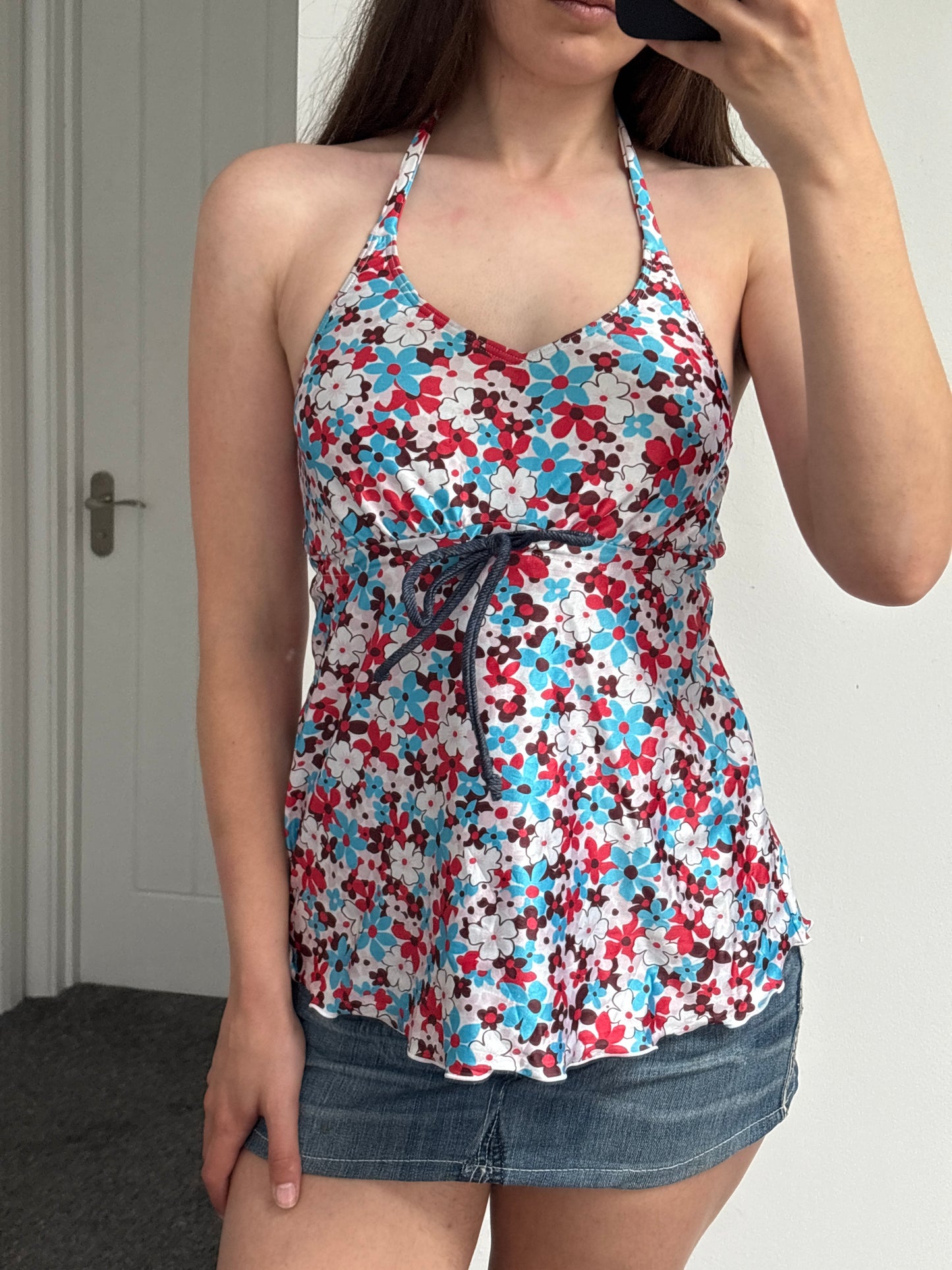 Floral Halter Neck - Small