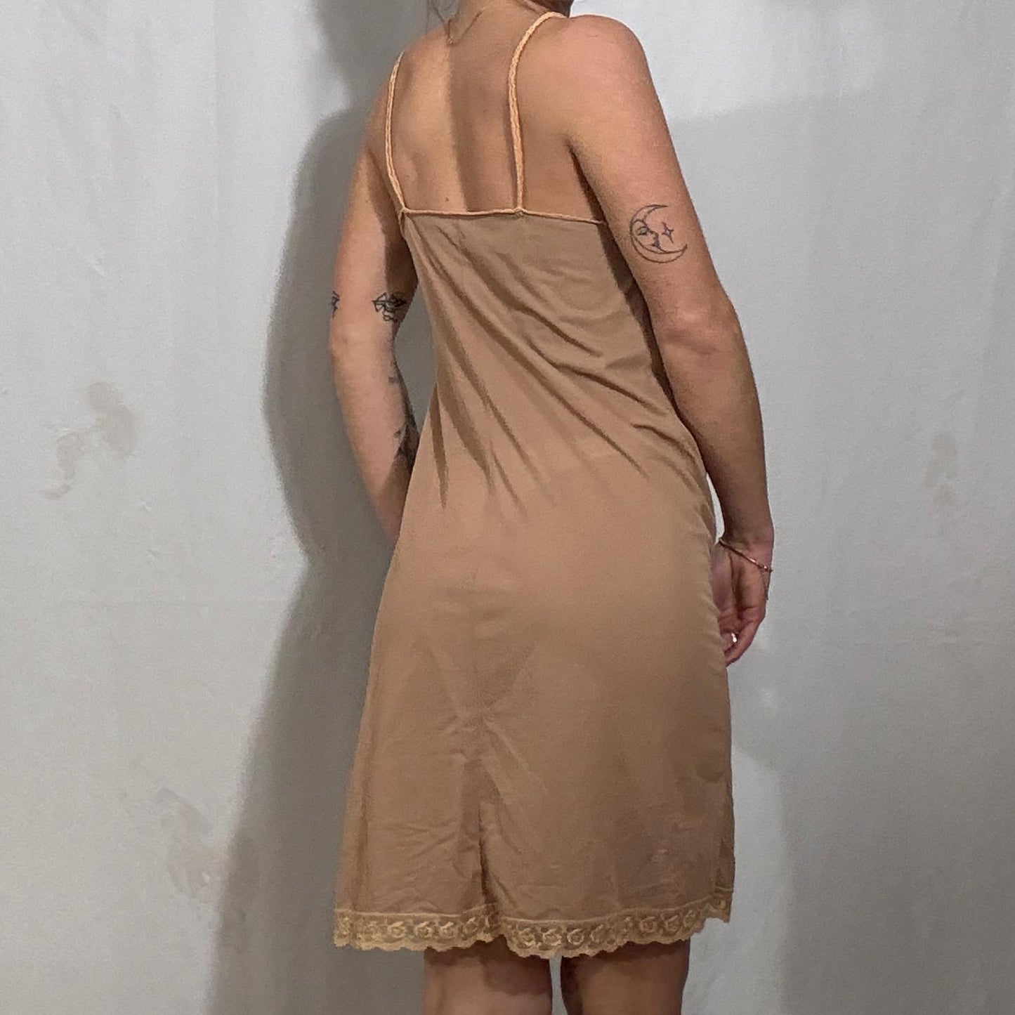 Vintage Y2K lingerie slip dress - Medium