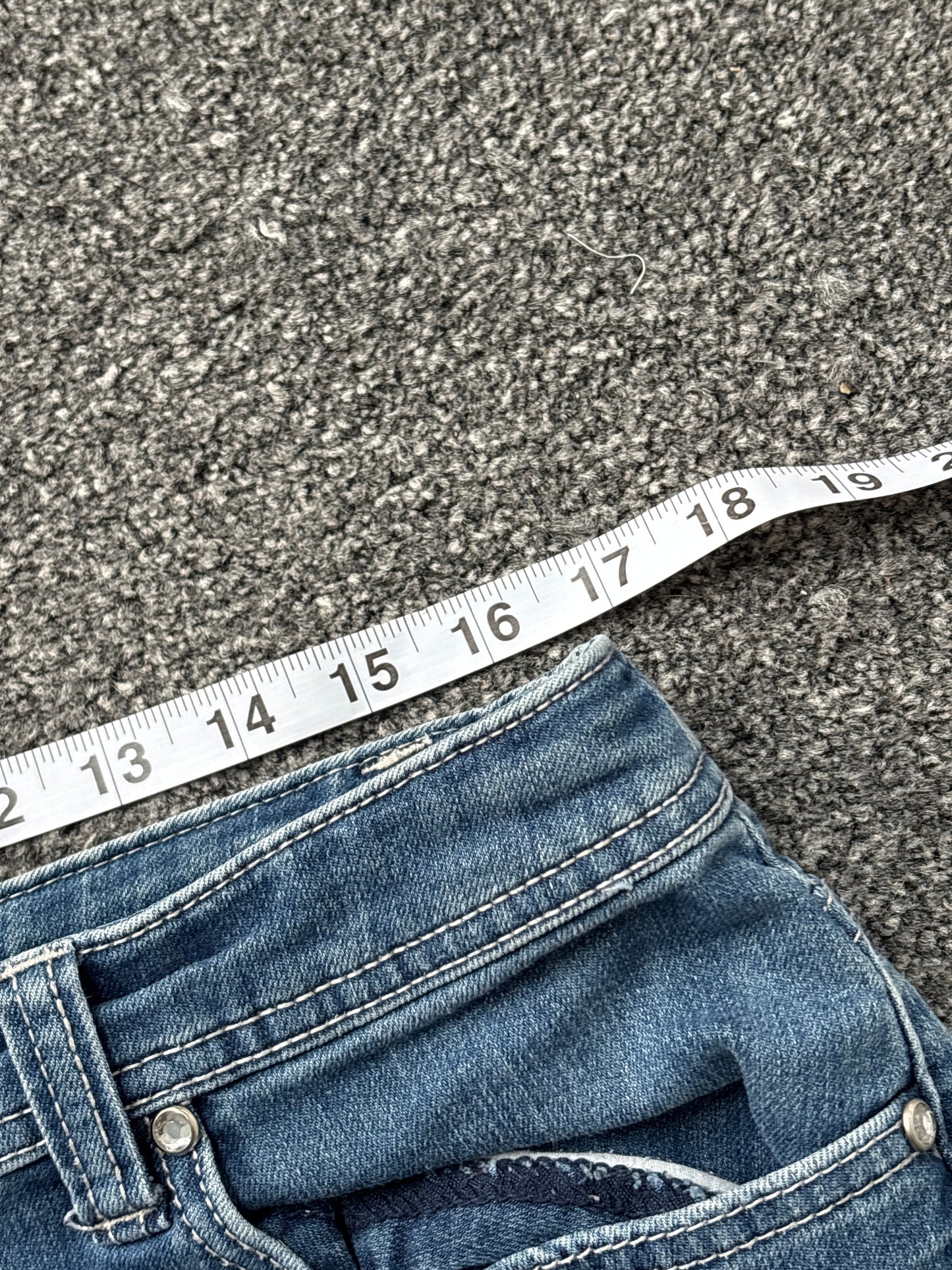 Low waist Denim Mini Skirt - W34