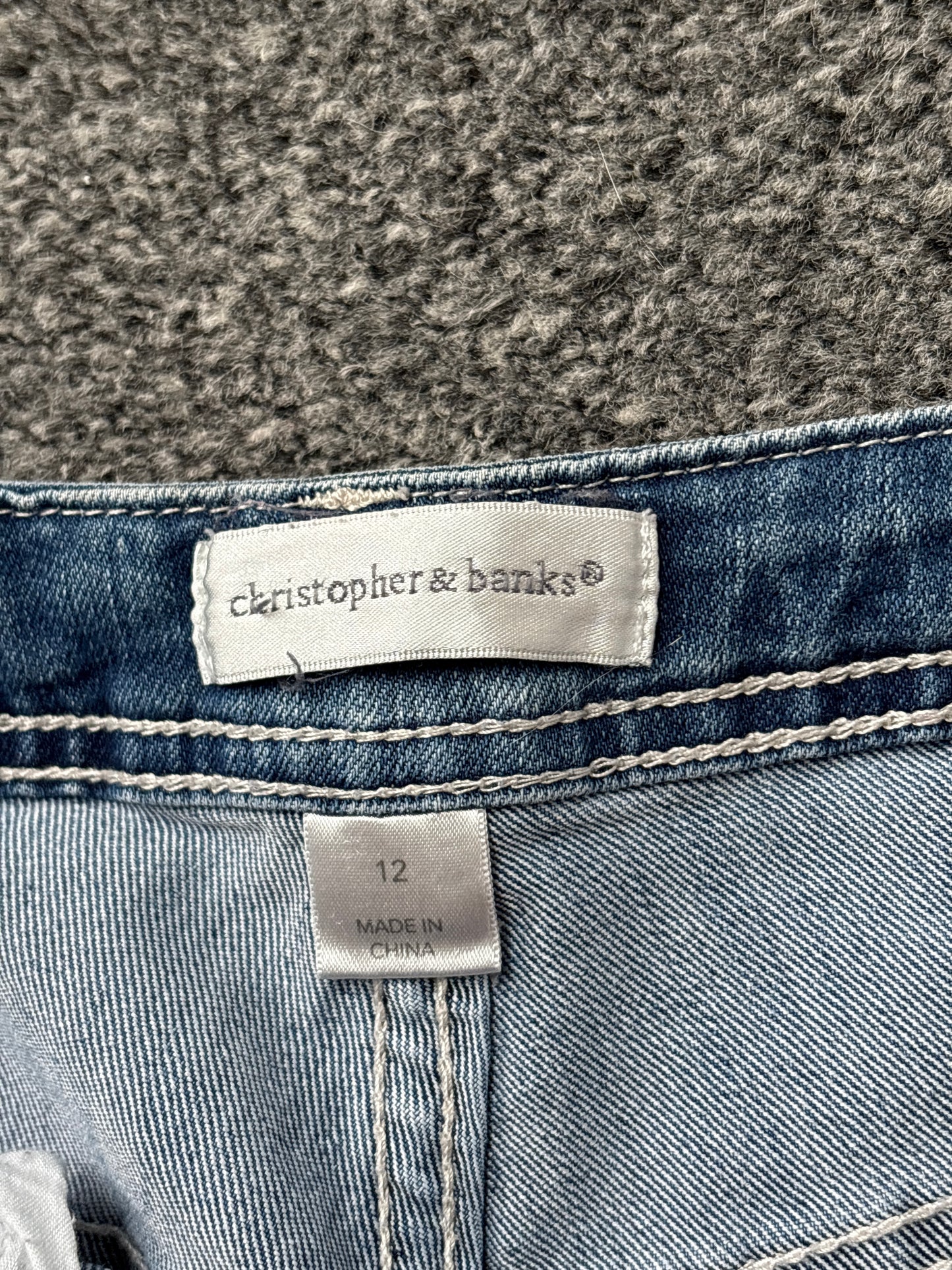 Low waist Denim Mini Skirt - W34