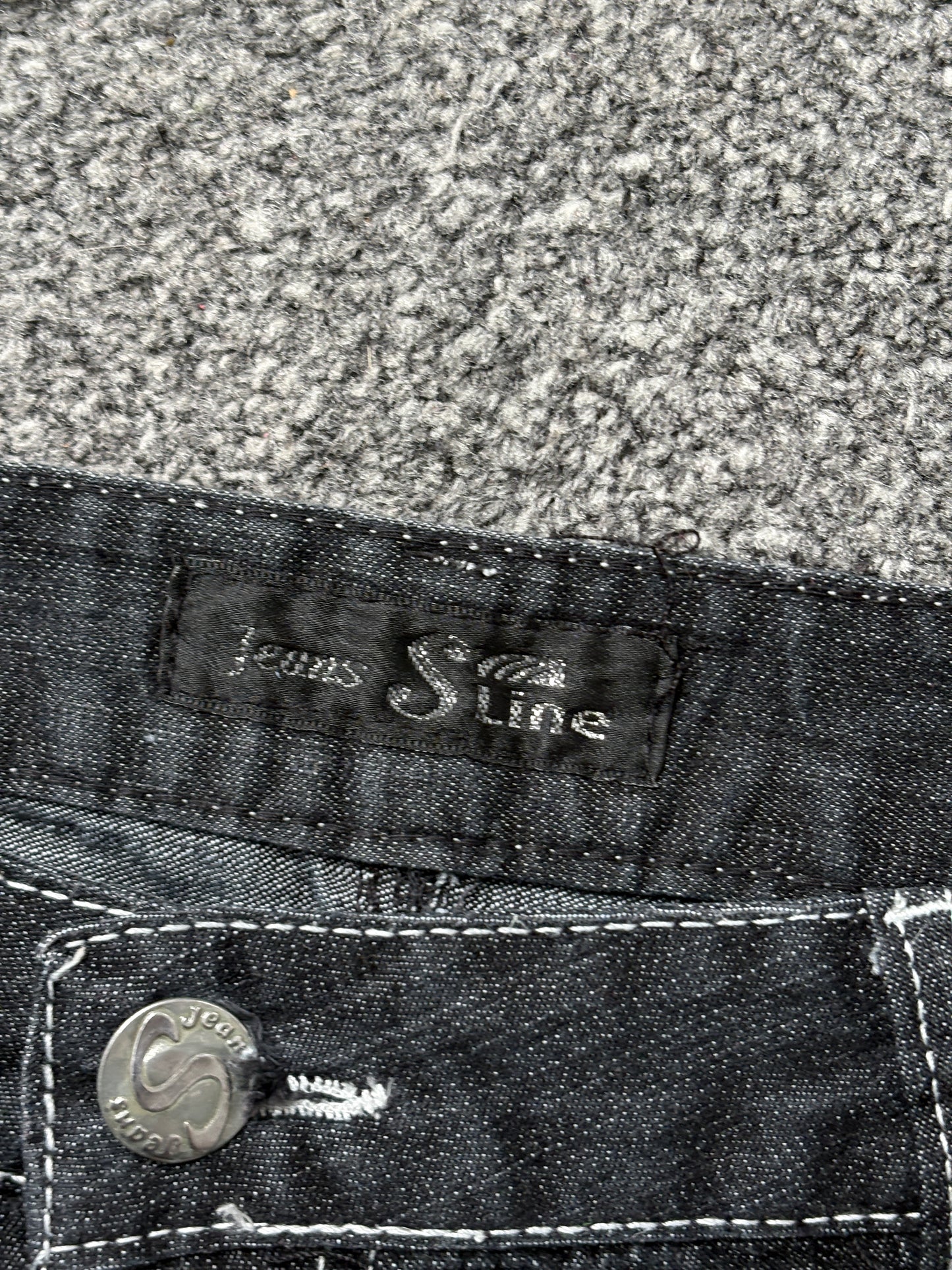 Low Waist Denim Micro Mini Skirt - W33