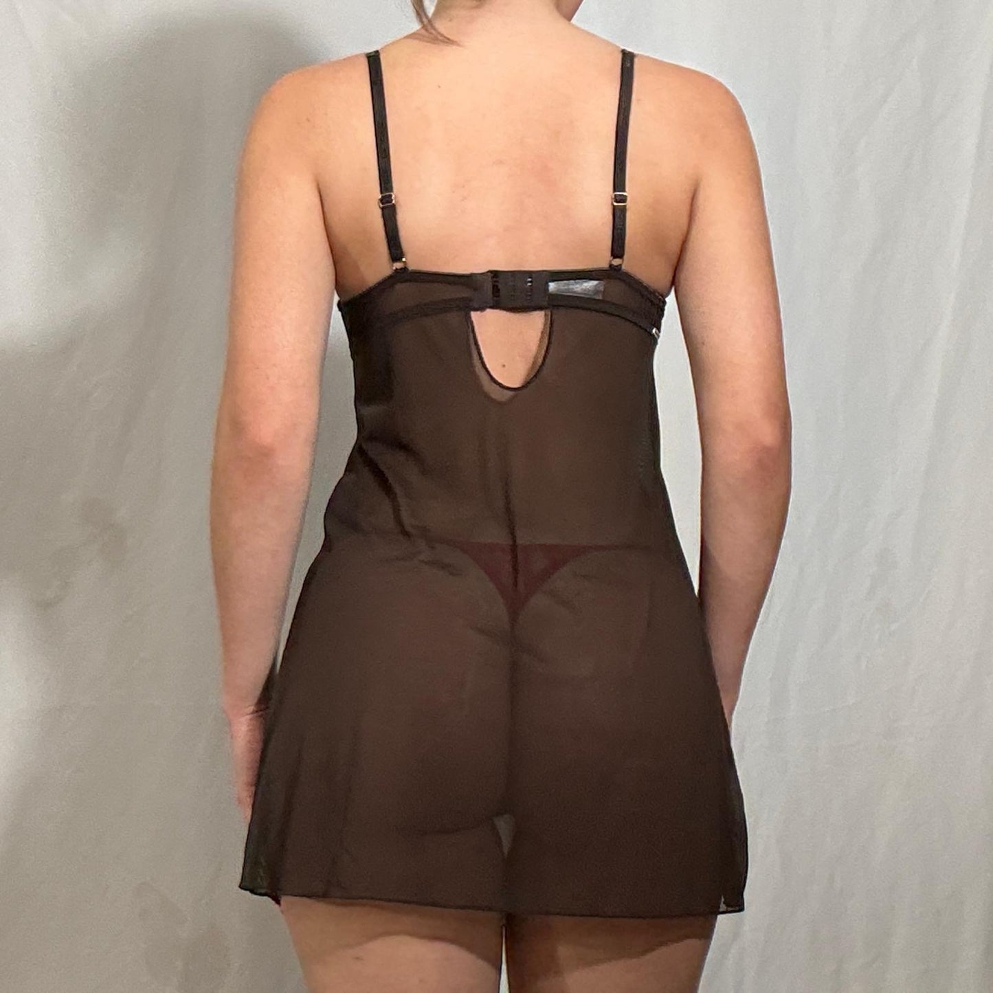 Vintage Y2K lingerie slip dress - XS