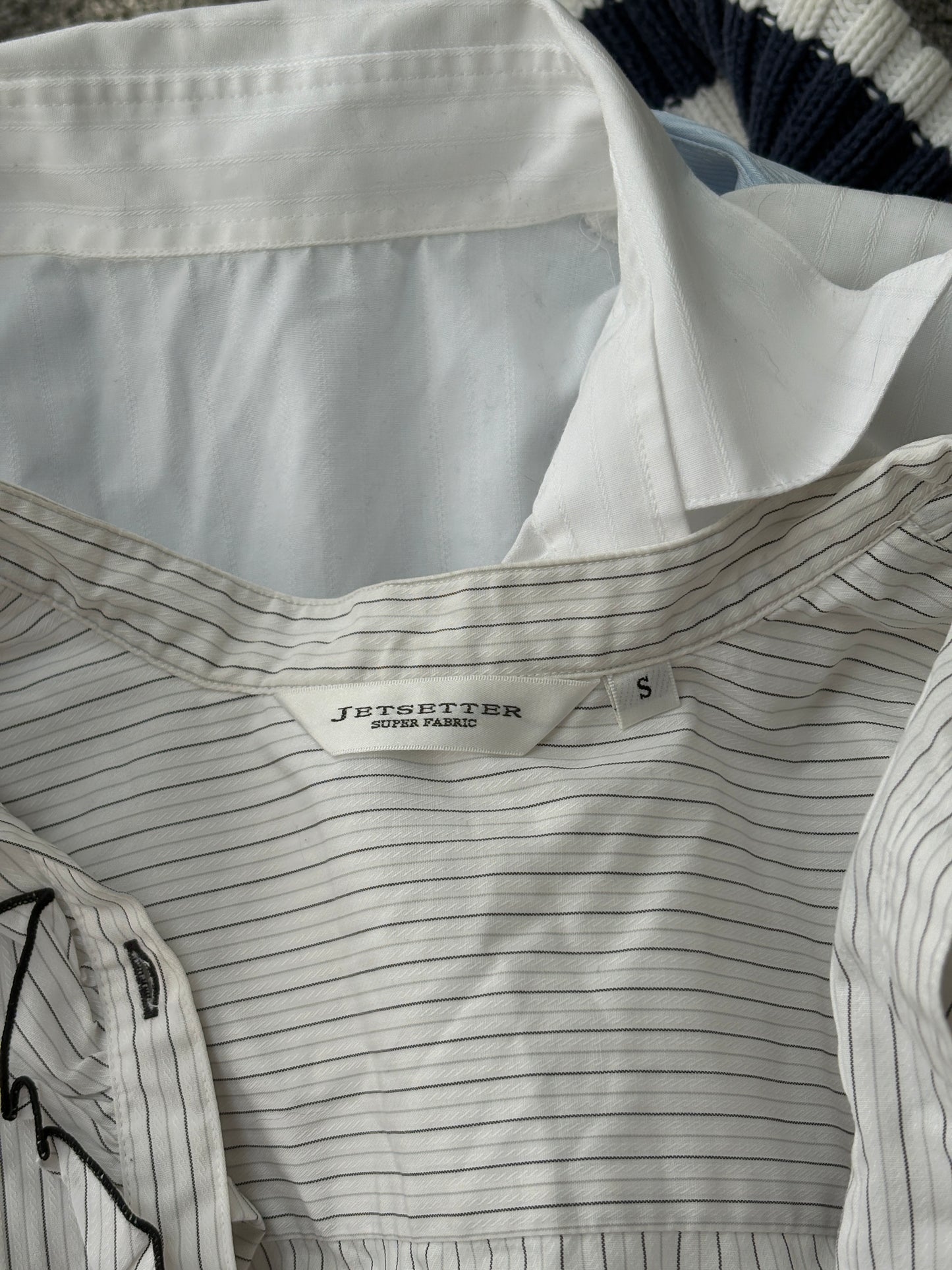 Striped Frilly Shirt - Small